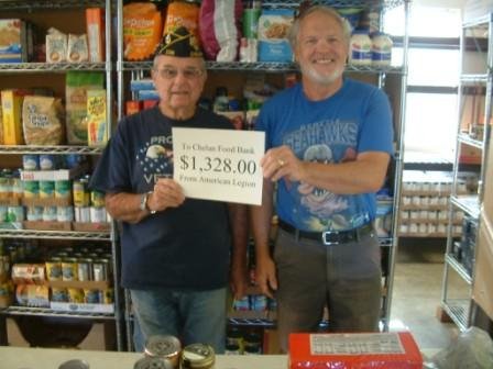 American Legion Post 108 Supports Lake Chelan Food Bank