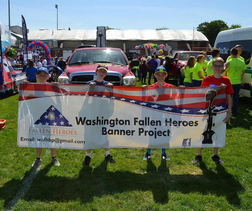 Fallen Heroes Banners, an Apple Blossom Tradition